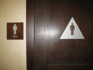ADA Men's Bathroom Sign