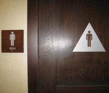 ADA Men's Bathroom Sign
