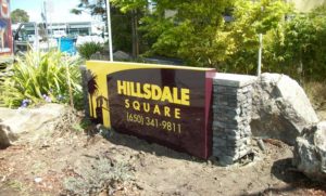 Hillsdale Square Monument Sign