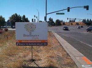 Apartment Home Temporary Directional Sign