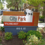 City Park Apartments in Sacramento Sign