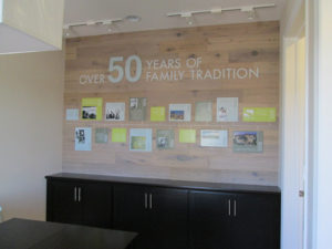 Wall Lettering Display