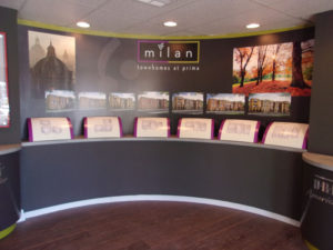 Milan Town Homes Sales Office Display