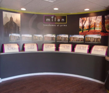 Milan Town Homes Sales Office Display