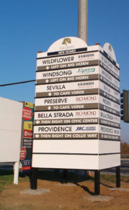 Monument Outdoor Signage