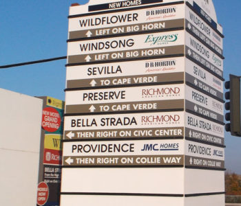 Monument Outdoor Signage