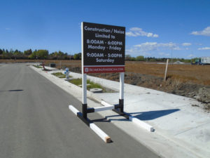 Onsite Construction Sign