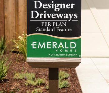 Emerald Homes Sales Sign