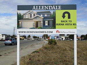Allendale Community Off-site sign