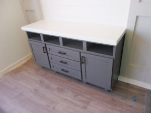 Custom made cabinet for Allendale's sales office. 2 Cabinets & 3 Drawers.
