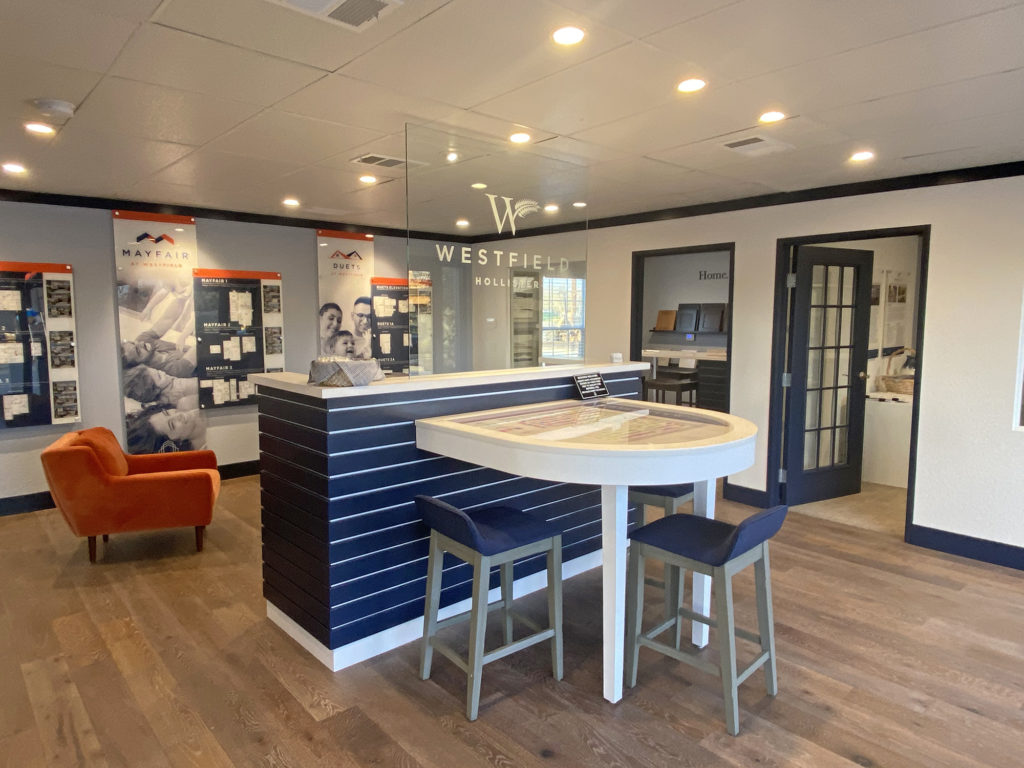 Westfield Sales Area interior Sign Technology