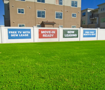 Soundwall banners