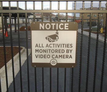 Camera recording sign
