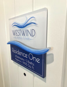 Westwind door sign