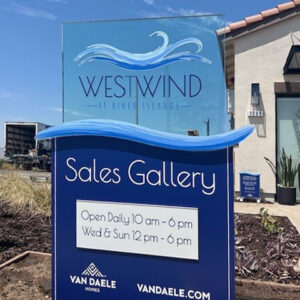 Glass Sales Gallery Sign